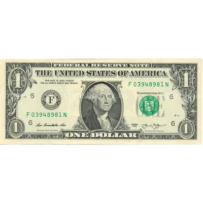 ✓Банкнота США 1 доллар 1969 (UNC Pick 449a) Federal Reserve Note: цена 900  руб. купить с доставкой | Shopcoins - магазин для нумизматов