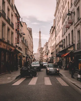 Париж Красивые Здания Округе Проспект Президента Уилсона Высококлассный  Район стоковое фото ©wirestock_creators 581156376