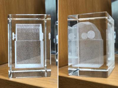3Д Лазерная гравировка внутри стекла и пластика,кристалла,3D в стекле  лазерная гравировка в стекле - YouTube
