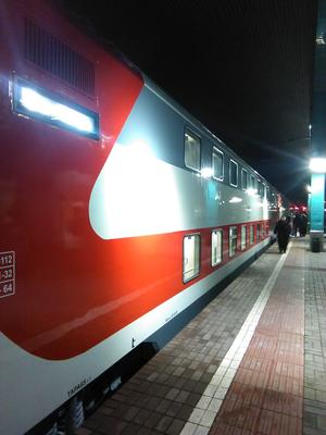 Новый двухэтажный поезд Самара-Москва