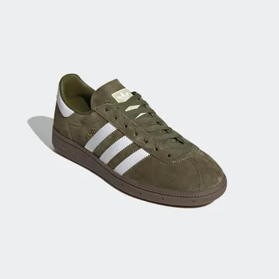 Adidas Originals Munchen Shoes Trainers Green White Gum 100% Authentic |  eBay