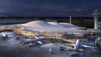Gallery of Five Designs for Chicago's O'Hare Global Terminal go to Public  Vote - 5