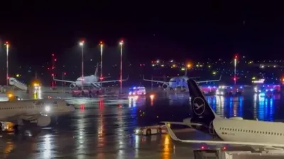 В аэропорту Гамбурга вооруженный мужчина сдался полиции-ОБНОВЛЕНО-3
