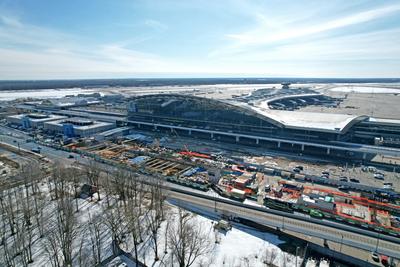 Terminal of Vnukovo airport in Moscow, Russia Stock Photo - Alamy