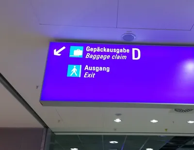 Регистрация на рейс - Международный аэропорт Франкфурт