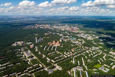 Новосибирский Академгородок с высоты