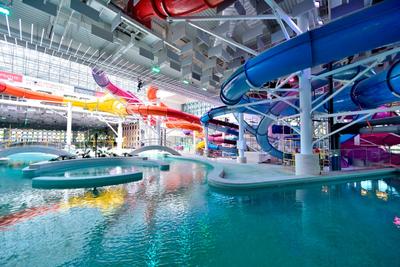 В «Лужниках» открылся новый Дворец водных видов спорта. Фотографии -  Ведомости
