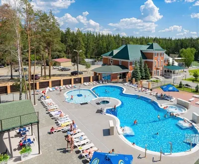 Открытый бассейн в Челябинске | База отдыха с бассейном и аквапарки на  озере - Термы VODA
