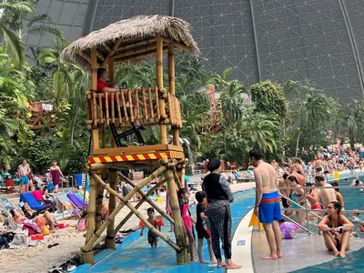Нереальный аквапарк в Германии под куполом | Water park, Tropical islands  resort, Water theme park