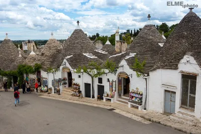 View Of The Trulli In Alberobello Italy Stock Photo - Download Image Now -  Alberobello, Bari, Blue - iStock