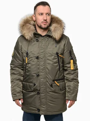 Куртка удлинённая мужская \"Аляска\" зимняя. т-синяя - купить в  интернет-магазине Урсус за 2800.00