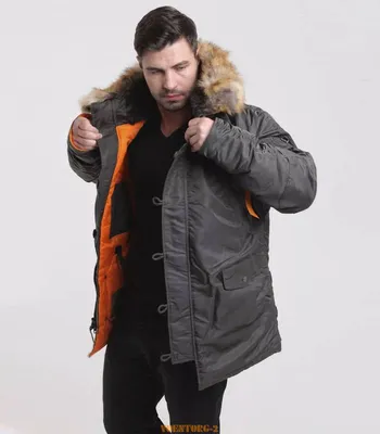 Куртка аляска с натуральным мехом - купить в Москве