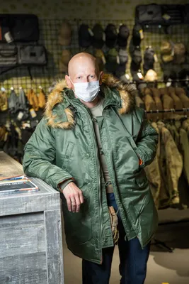 Мужская куртка Аляска Slim Fit N-3B Olive купить в Украине, цена 2708 грн -  Chameleon