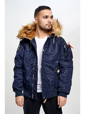 Куртка аляска зимняя мужская slim fit n-3b black купить в Украине -  b-k.net.ua