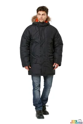 Куртка мужская зимняя \"Аляска\" цвет черный купить в Москве от 7 283 рублей  в интернет-магазине “Эксперт Спецодежда”