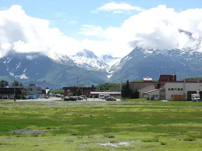 Лето в Аляске стоковое изображение. изображение насчитывающей трава -  137675773