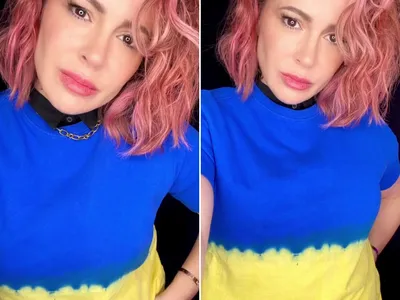 Алиса Милано надела сине-желтую футболку в поддержку Украины: актрису  атаковали боты