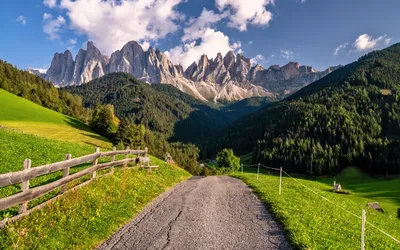 Пазл доломитовые альпы италии - разгадать онлайн из раздела \"Пейзажи\"  бесплатно