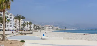 Altea, the sea front. Altea in Spain, one of the most beautiful cities  along the Costa Blanca with about 15 000 inhabitants Stock Photo - Alamy