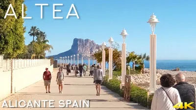 Tiny Tour | Altea Spain | a beautiful coastal city on Costa Blanca 2020 Jan  - YouTube