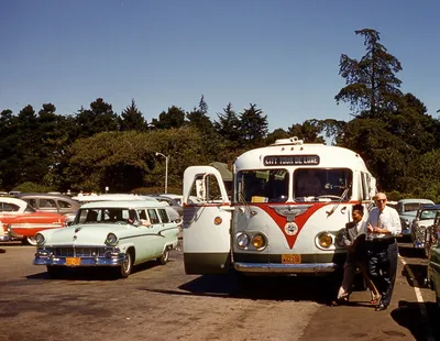 Автомобильная Америка 50-х годов | Пикабу