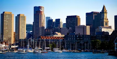 Boston Massachusetts Old State USA United States America architecture city  history house independence skyline touristic travel Stock Photo - Alamy