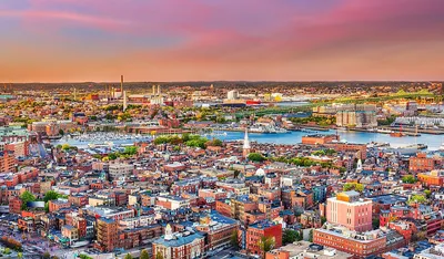 Boston Harbor Midnight Background, City Of Boston Usa, Hd Photography  Photo, Water Background Image And Wallpaper for Free Download