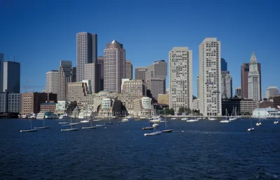 Boston city downtown skyline USA 2169391 Stock Photo at Vecteezy