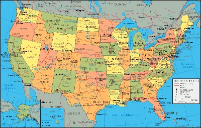 Usa map hi-res stock photography and images - Alamy