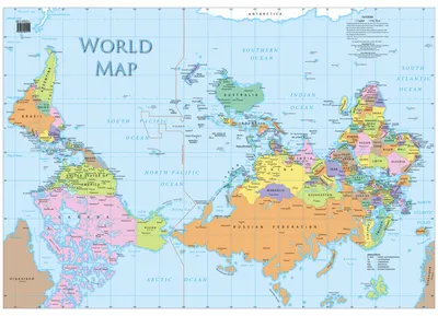 Карта Северной Америки | Подробная политическая и физическая карта Северной  Америки на русском языке со странами и столицами | Северная Америка на карте  мира