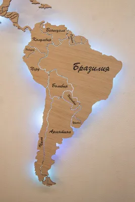 Америка карта политическая на русском языке, описание континента, Америка  на карте мира - Атлас мира