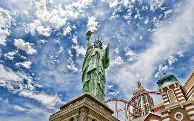 Фотография Статуя свободы штаты город