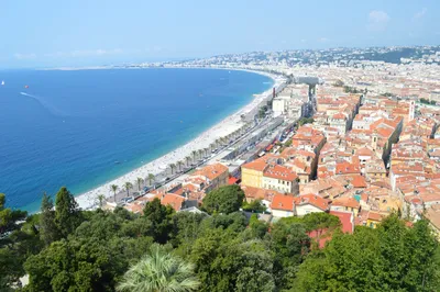 Английская набережная в Ницце, Франция Ницца - популярная туристическая  достопримечательность Средиземного моря, привлекающая по Редакционное  Стоковое Фото - изображение насчитывающей сценарно, славно: 164032478