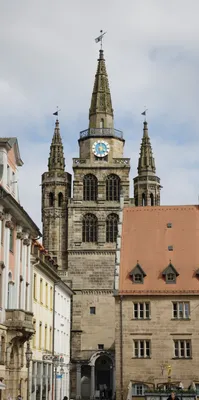Ansbach, Germany stock photo. Image of cathedral, exterior - 51121834