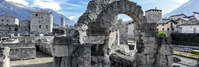 Italy Aosta Main Street High-Res Stock Photo - Getty Images