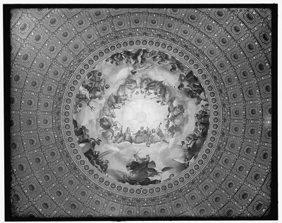 ITAP of the Apotheosis of George Washington, painted on the inside of the  capital rotunda : r/pics