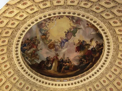 Study for the Apotheosis of Washington in the Rotunda of the United States  Capitol Building | Smithsonian American Art Museum