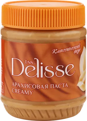 Паста арахисовая DELISSE Creamy – купить онлайн, каталог товаров с ценами  интернет-магазина Лента | Москва, Санкт-Петербург, Россия