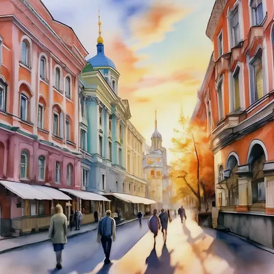 Улица Старый Арбат в Москве - стоит увидеть каждому путешественнику