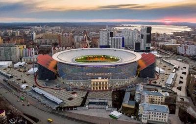 Стадион «Екатеринбург Арена». Чемпионат мира по футболу 2018 — РТ на русском
