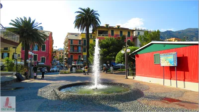 The beautiful Italian village of Arenzano in Liguria for a relaxing holiday