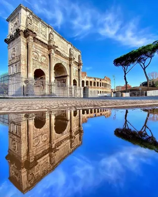 Италия - Рим, Триумфальная Арка Константина Стоковые Фотографии | FreeImages