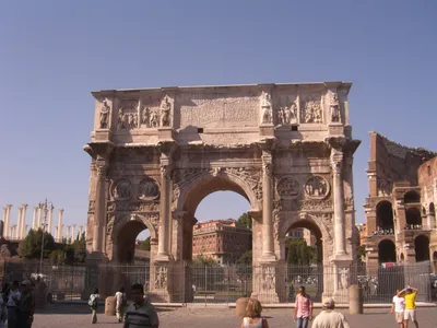 Триумфальная арка Константина, Рим — фото, описание, карта