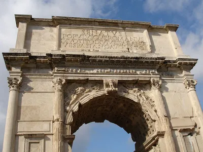 Триумфальная арка Тита: описание, стиль, барельеф - Italytraveller.ru