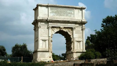 Триумфальная арка императора Тита в Риме - YouTube
