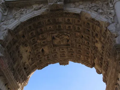 Триумфальная арка Константина, Италия. 15 фото - ru