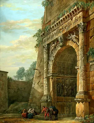 Шарль-Луи Клериссо - Триумфальная арка Тита в Риме: Описание произведения |  Артхив