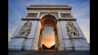 Клуб путешественников - Триумфальная арка, Париж, Франция 🇫🇷 Монумент в  8-м округе Парижа на площади Шарля де Голля (Звезды), возведённый в  1806-1836 годах архитектором Жаном Шальгреном по распоряжению Наполеона в  ознаменование побед