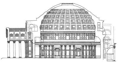 Архитектура древнего Рима в светло-…» — создано в Шедевруме