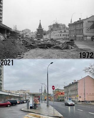 Архивные фотографии Москвы из серии \"было/стало\" (15 фото) » Триникси